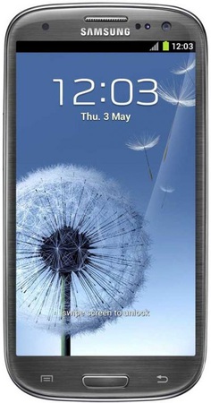 Смартфон Samsung Galaxy S3 GT-I9300 16Gb Titanium grey - Чернушка